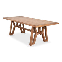Rustic Trestle Dining Table, 98