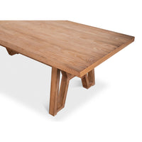 Rustic Trestle Dining Table, 98