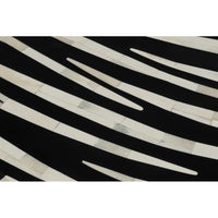 Bone Inlay Cocktail Table, 51 in – Black and Ivory Waterfall Base - additional view