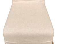 Slipcovered Dining Chairs in Beige Sailcloth, Sets of 2 - view 9