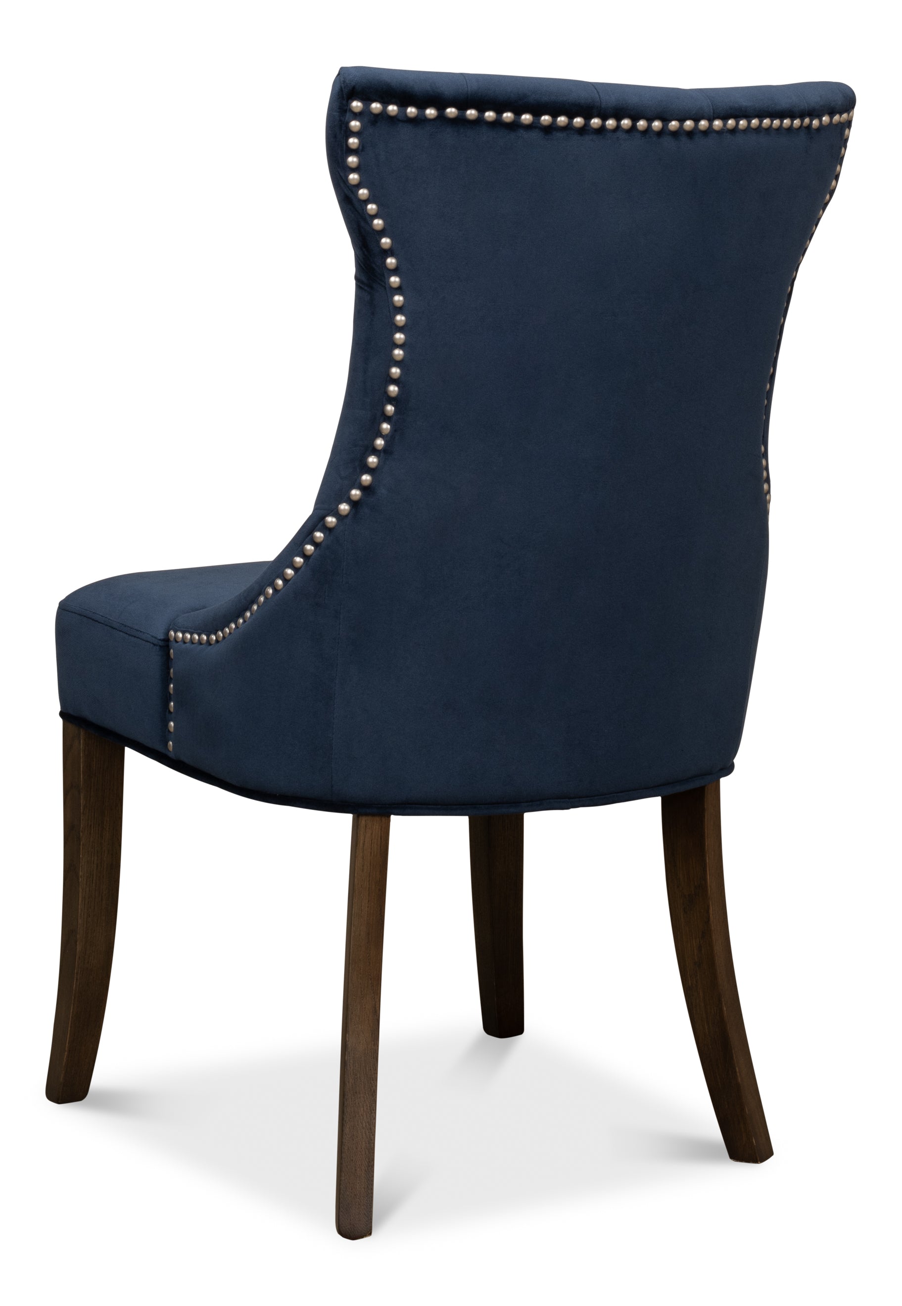 Tufted Velvet Dining Chairs in Navy Blue, Sets of 2 - view 5