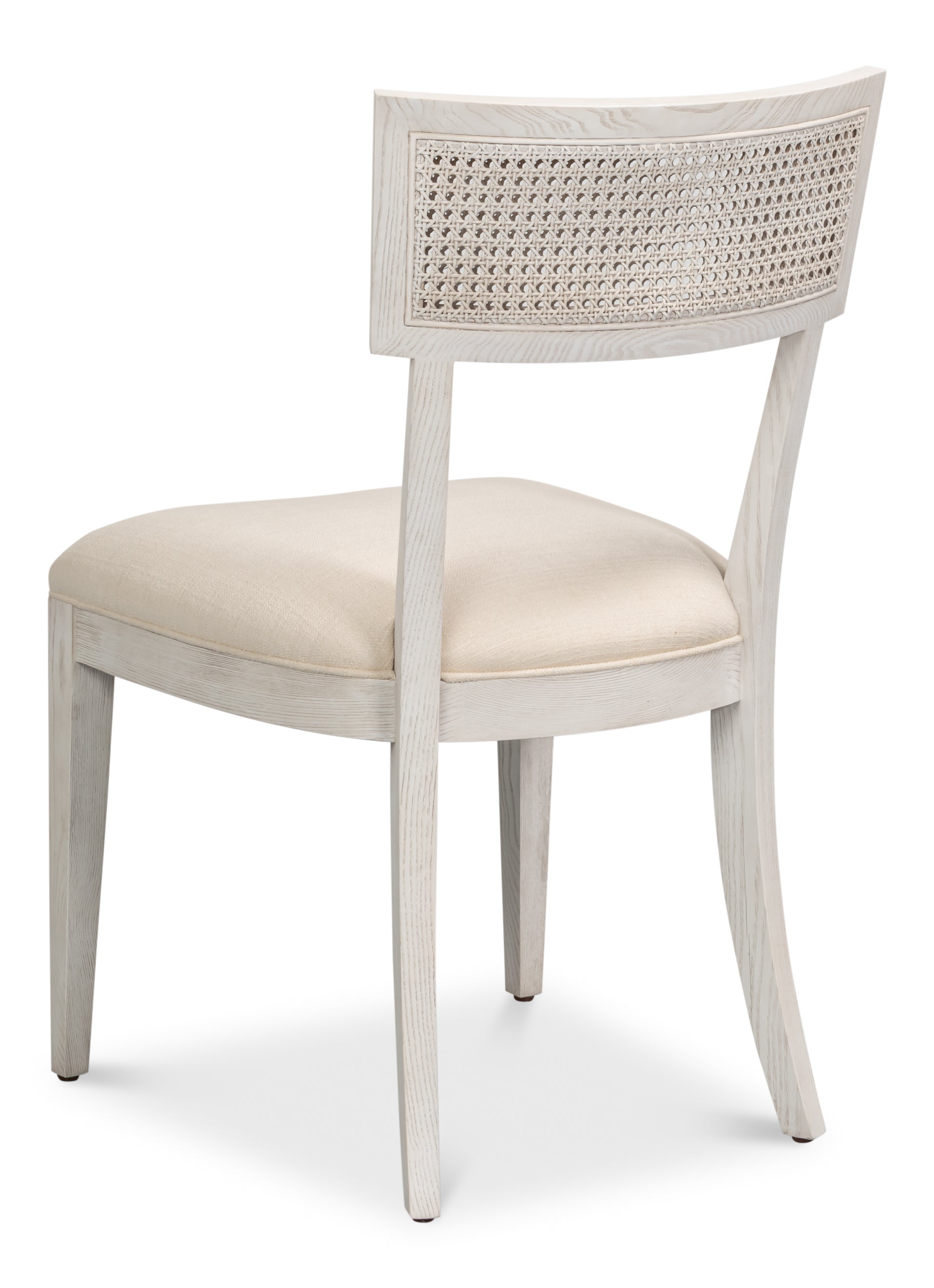 Swedish Klismos Cane Back Dining Chairs in White, Sets of 2 - view 5