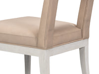 Keyhole Back Leather Dining Chairs, Sets of 2 - view 8