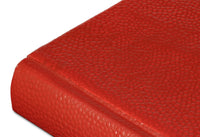 Shagreen Embossed Red Book Set in Leather, Set of 12 - view 7