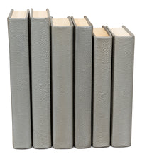Shagreen Book Set of 12 in Storm Gray, Pebbled Leather - view 3