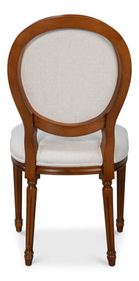 Louis XVI Dining Chairs with Oval Backs in Walnut, Sets of 2 - view 4