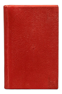 Shagreen Embossed Red Book Set in Leather, Set of 12 - view 5