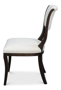 Klismos Dining Chairs with Saber Legs in Black, Sets of 2 - view 3