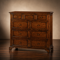 Country Nine-Drawer Chest
