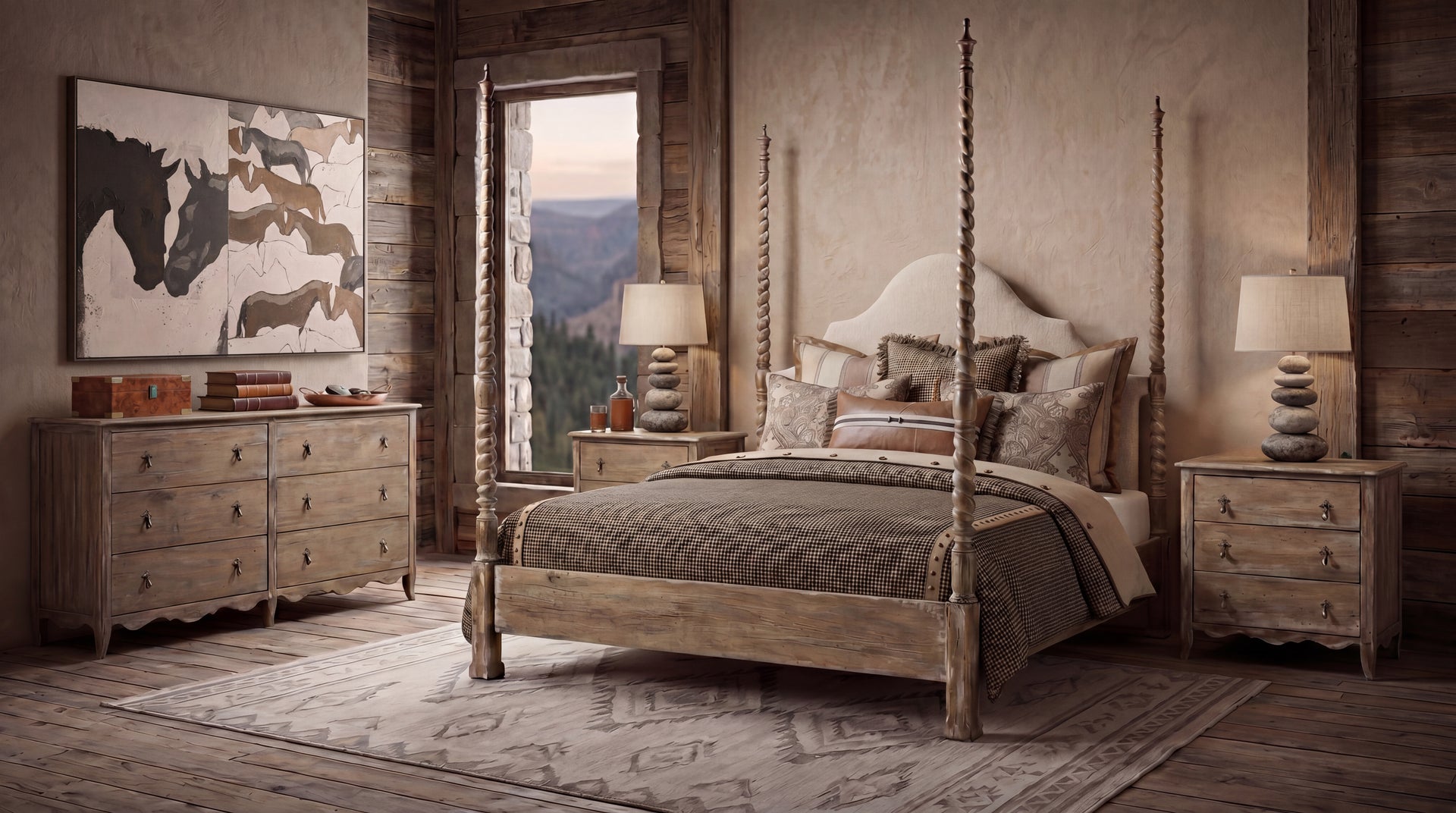 EGA Home rustic bedroom hero image