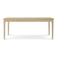 Light Mid Century Extending Dining Table