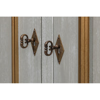 Louis XVI Buffet in Gray and Gold, 60 Inches