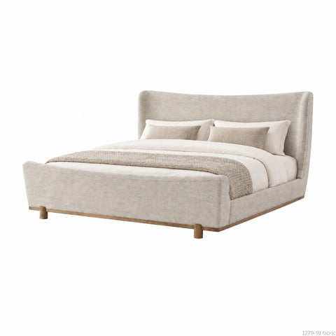 Modern Upholstered King Size Bed