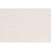 Modern Upholstered Ottoman in Off-White Boucle, view 8