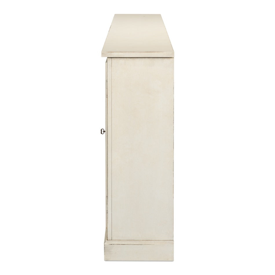 French Country Sideboard, 96" – Antiqued White - additional view