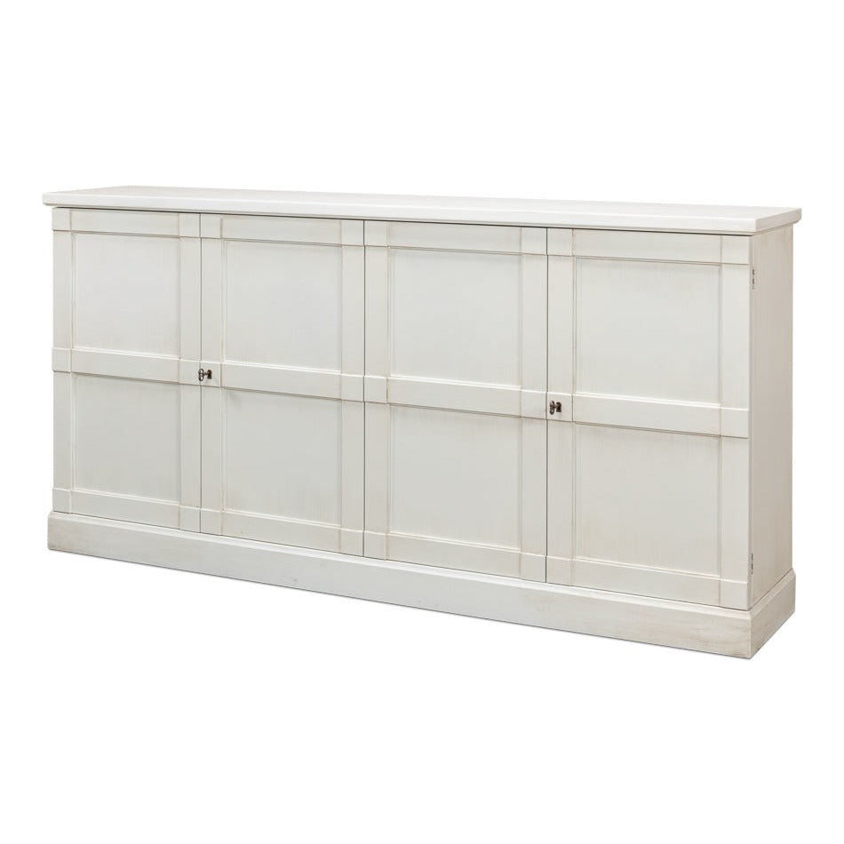 White Wood Buffet