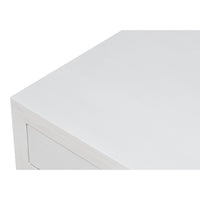 Transitional Single-Drawer Side Table – White Finish - additional view