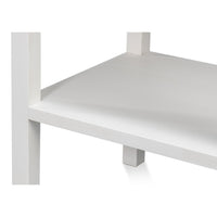 Transitional Single-Drawer Side Table – White Finish - additional view