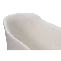 Additional view of Contemporary White Wood Chair