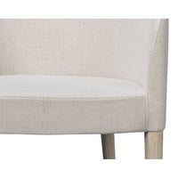 Additional view of Contemporary White Wood Chair