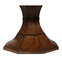 Warm Brown Oak Expanding Jupe Dining Table - 85 1/2"