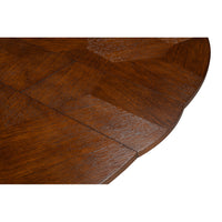 Warm Brown Oak Expanding Jupe Dining Table - 85 1/2"