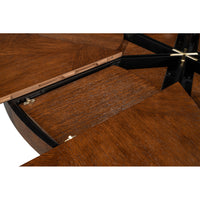 Warm Brown Oak Expanding Jupe Dining Table - 85 1/2"
