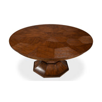 Warm Brown Oak Expanding Jupe Dining Table - 85 1/2"