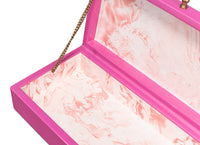 Pink Leather Box, Set of 2