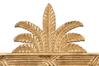 Regency Style Gold Leaf Mirror with Carved Palmette Crest - view 4