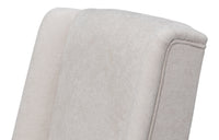 Upholstered Host Dining Chair in Ivory Chenille - view 9