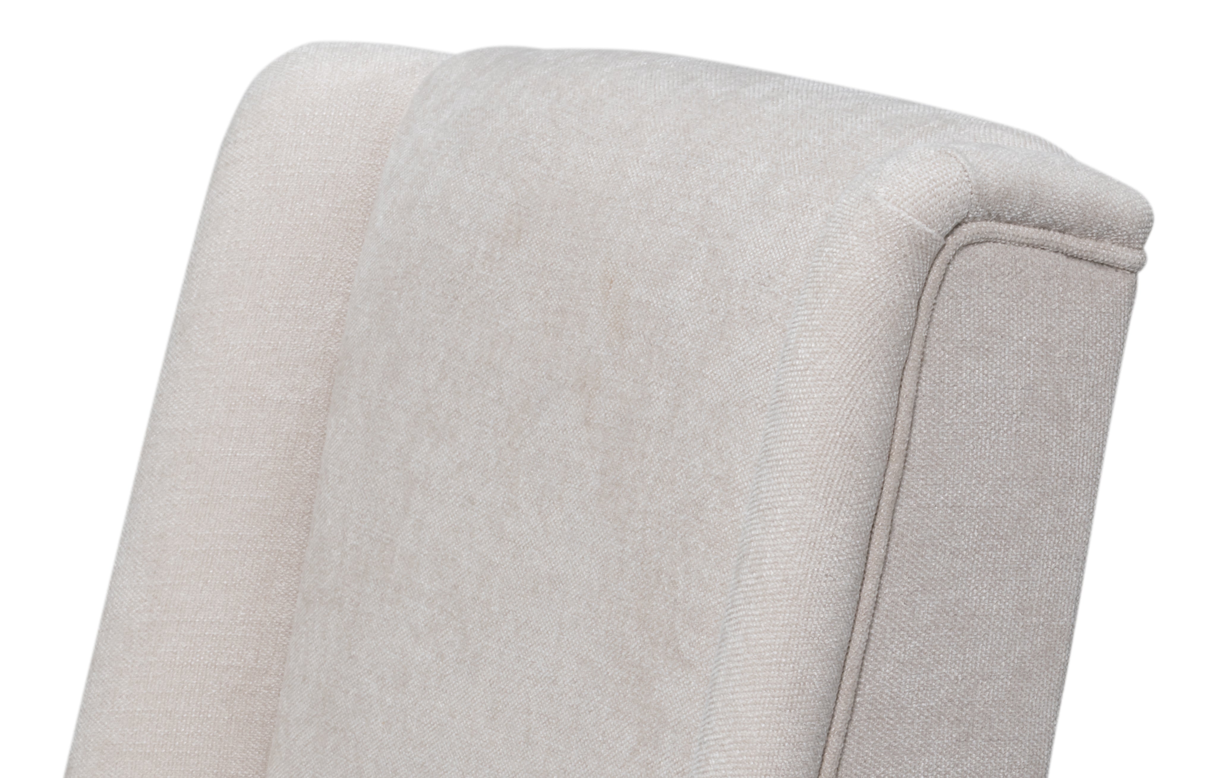 Upholstered Host Dining Chair in Ivory Chenille - view 9