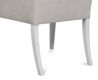 Upholstered Host Dining Chair in Ivory Chenille - view 10