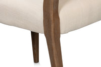 Parsons Dining Chairs in Beige with Medium Brown Legs, Sets of 2 - view 10