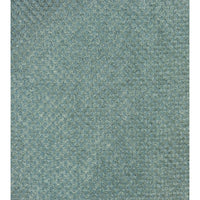 Close-up of aqua pouf fabric texture.