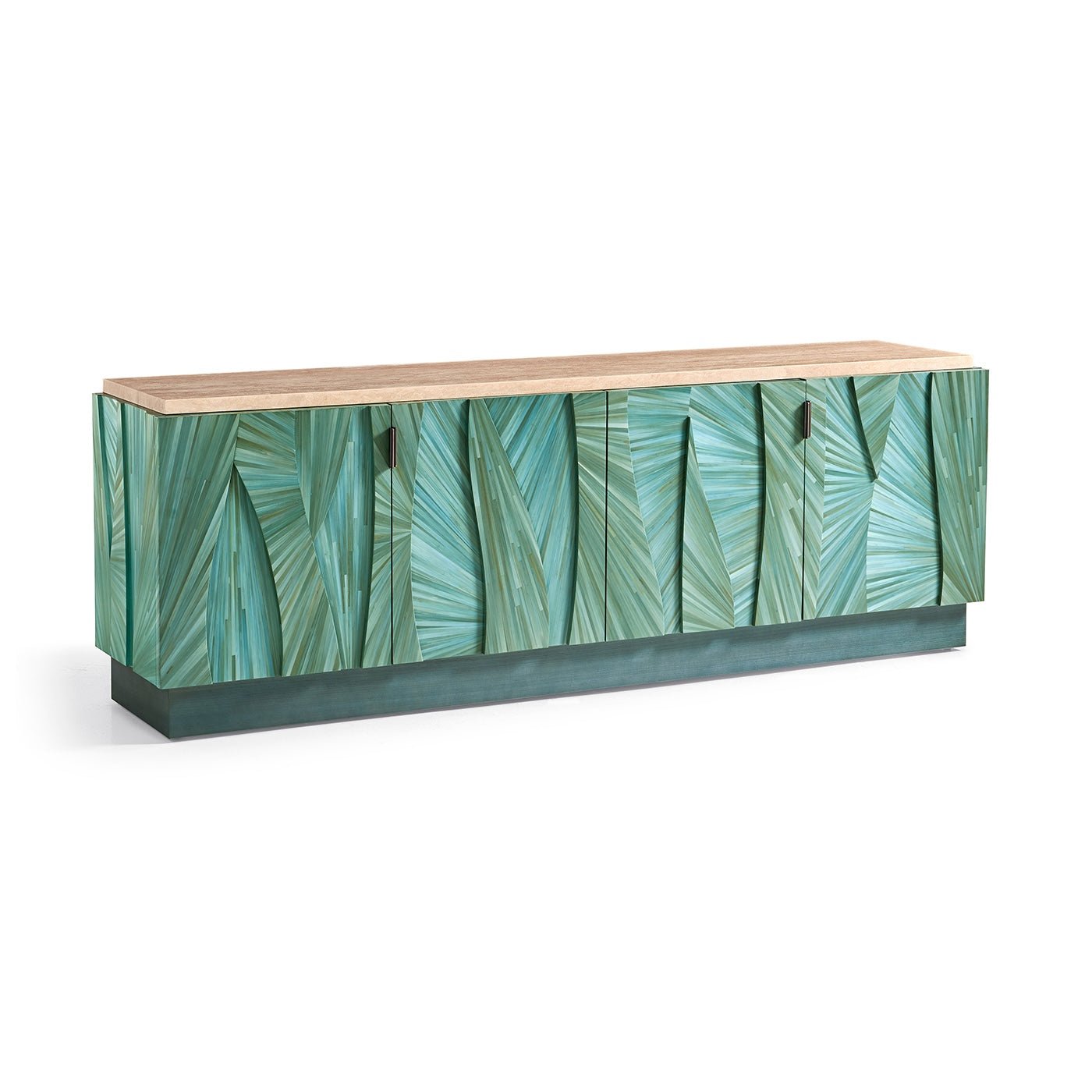 Angled view, Aqua Mist entertainment console.