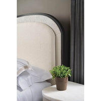 Headboard detail of Arched Art Deco Queen Bed.
