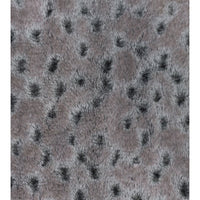 Arctic Lynx faux fur texture, close-up pattern view.