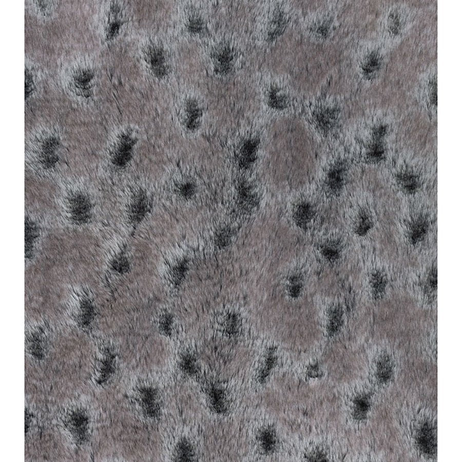 Arctic Lynx faux fur texture, close-up pattern view.