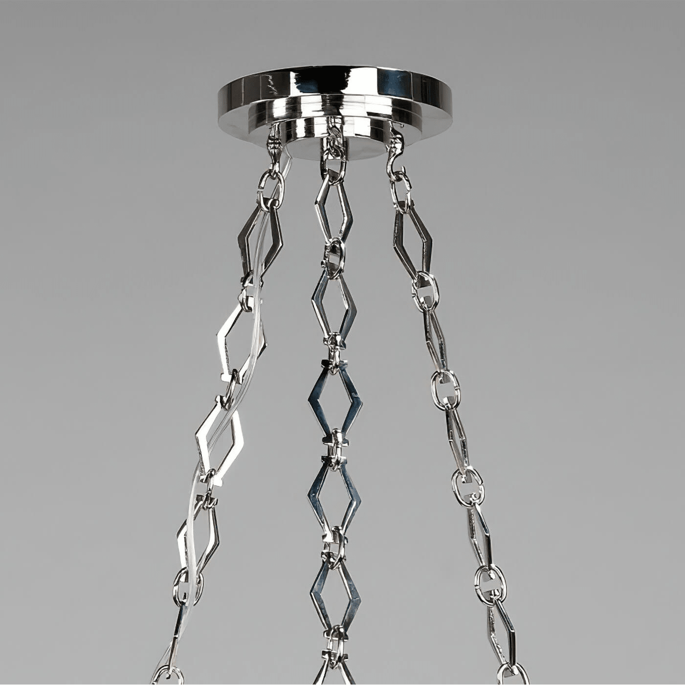 Art Deco Alabaster Chandelier - English Georgian America