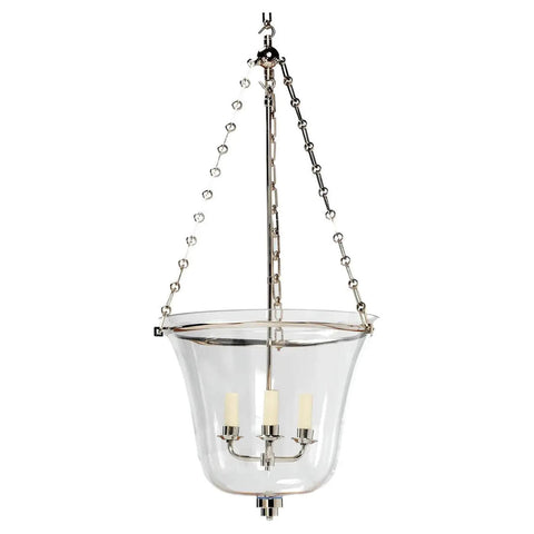 Art Deco Cloche Lantern - Nickel
