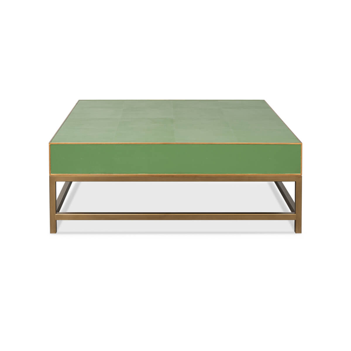 Side view of green table profile