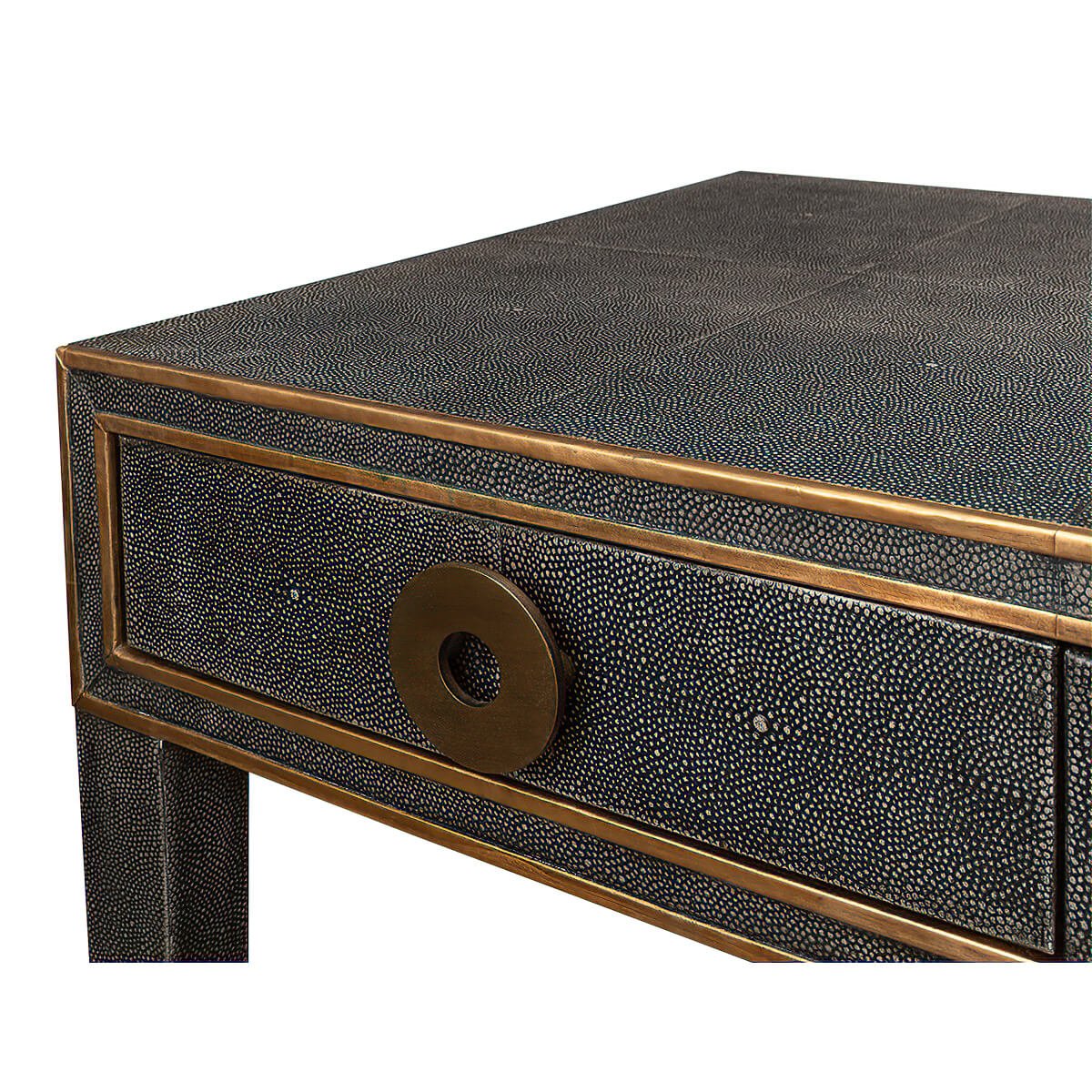 Close-up of desk drawer and texture details.