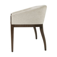 Art Deco style bench side view