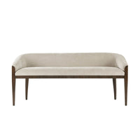 Art Deco style bench front facing view