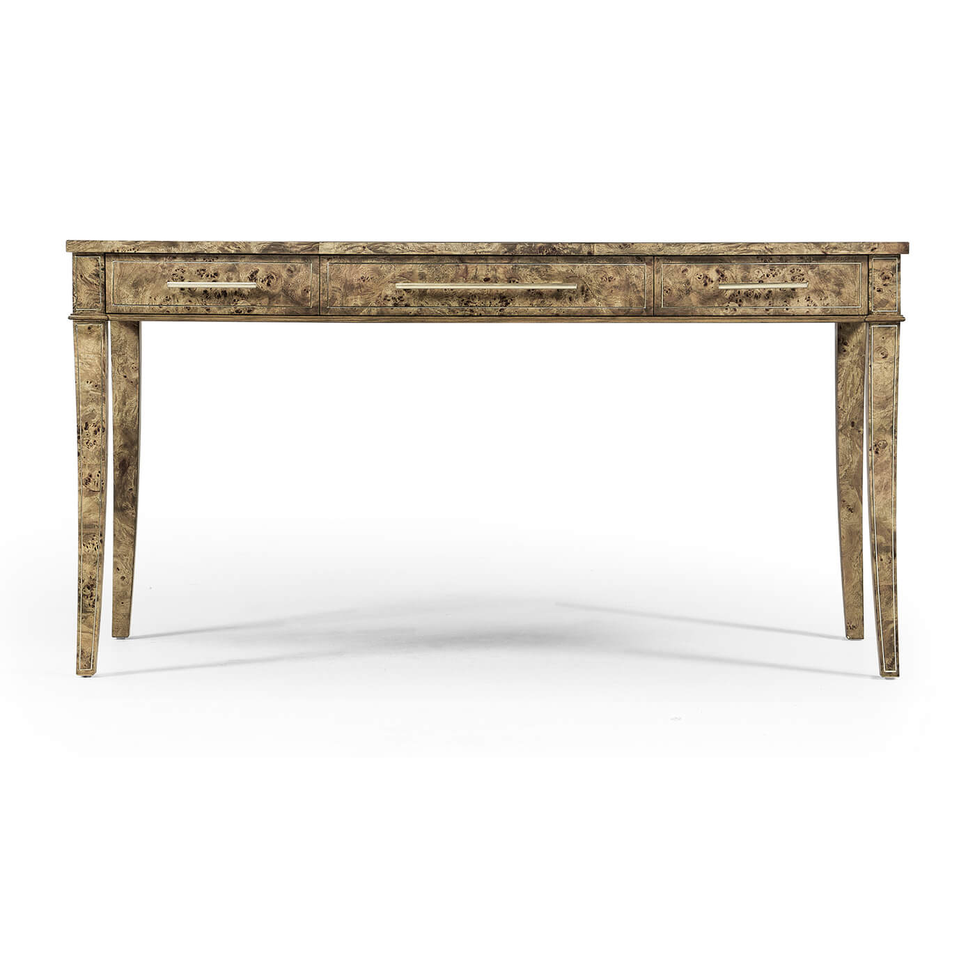 Art Deco style desk, front view, elegant design.
