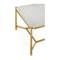 Art Deco gilt table corner and leg detail.