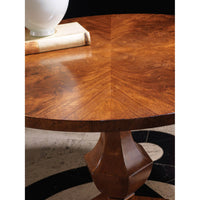 Wood grain detail on Biedermeier style table.
