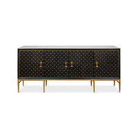 Mid-century modern sideboard, head-on view.