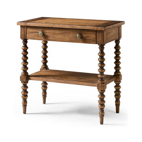 Bobbin-Turned Rustic Nightstand